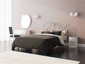 {{photo.Alt || photo.Description || 'Металлическая кровать "Ariana" одна спинка, белая'}}