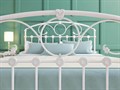Металлическая кровать "Rosaline" две спинки - фото 146530