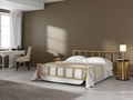 Металлическая кровать "Loft 1" две спинки - фото 151777