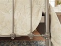 Металлическая кровать "Charm" две спинки, серебро - фото 154731