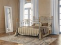 Металлическая кровать "Camelot" две спинки, серебро - фото 154743